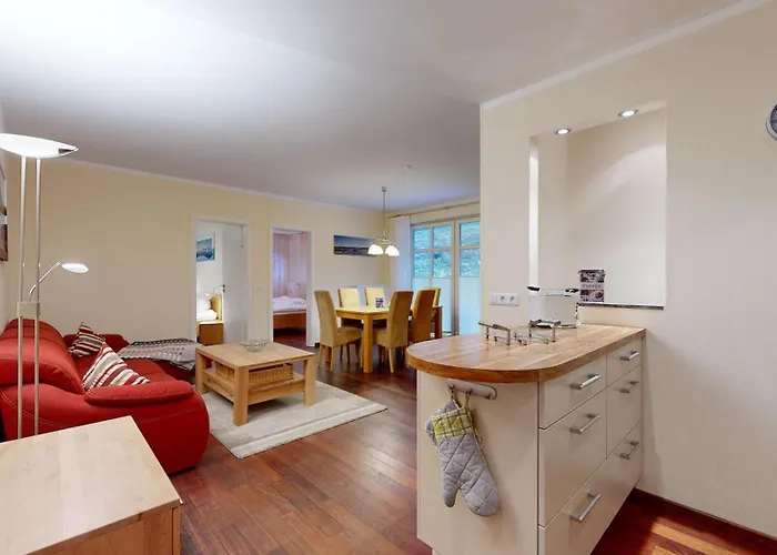 アパート Strandnahe Mit 2 Schlafzimmern Und Terrasse Oder Balkon, Caspar David, ビンツ